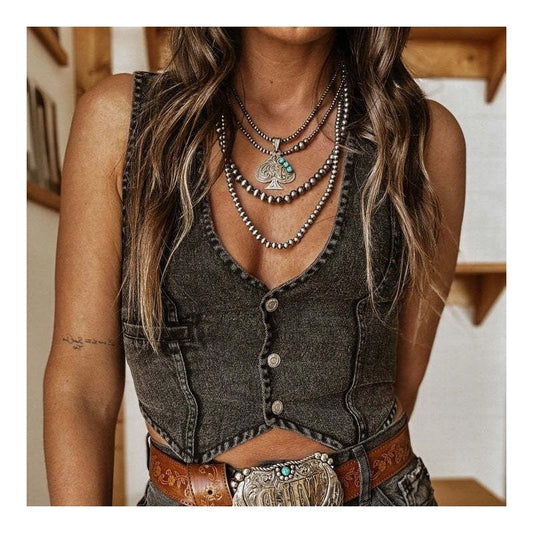 Outlaw Denim Vest