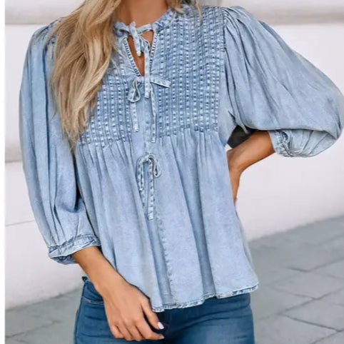 Cowgirl Blues Top